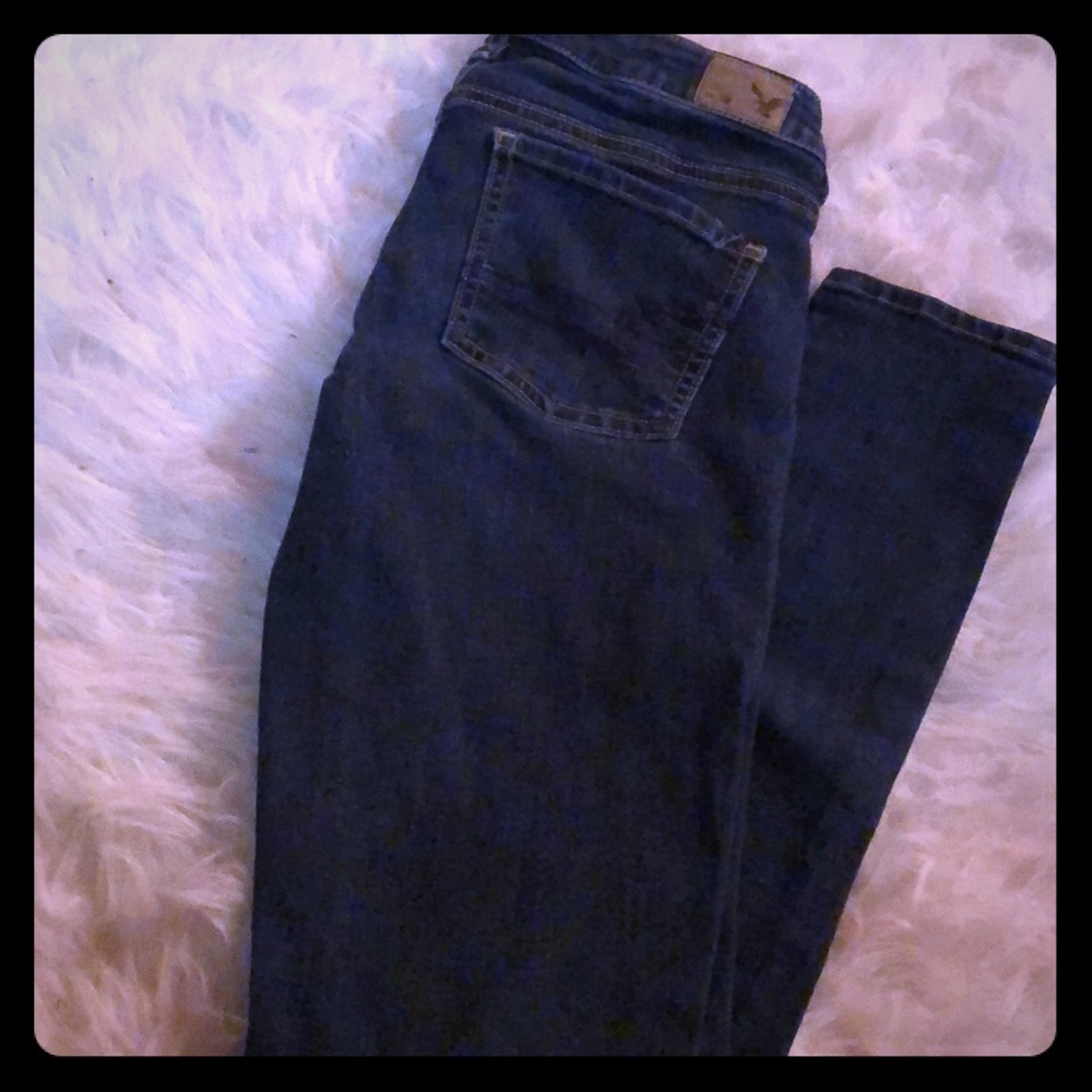 American Eagle- Dark Blue skinny Jeans